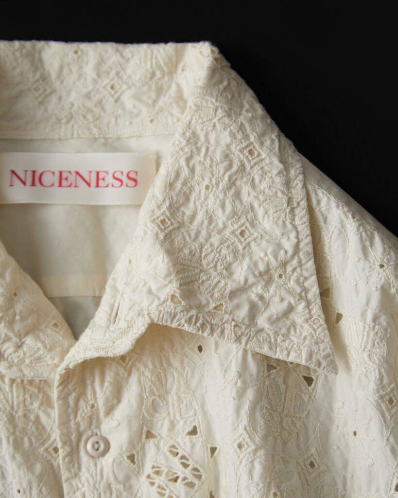 NICENESS GILLAN / カットワークシャツ L - トップス